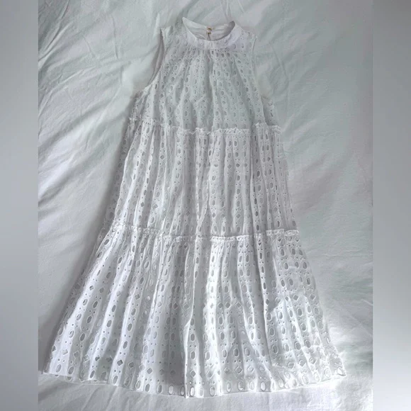 Lilly Pulitzer Indira Swing Swing Dress SZ XS Resort White Eyelet - Picture 7 of 16